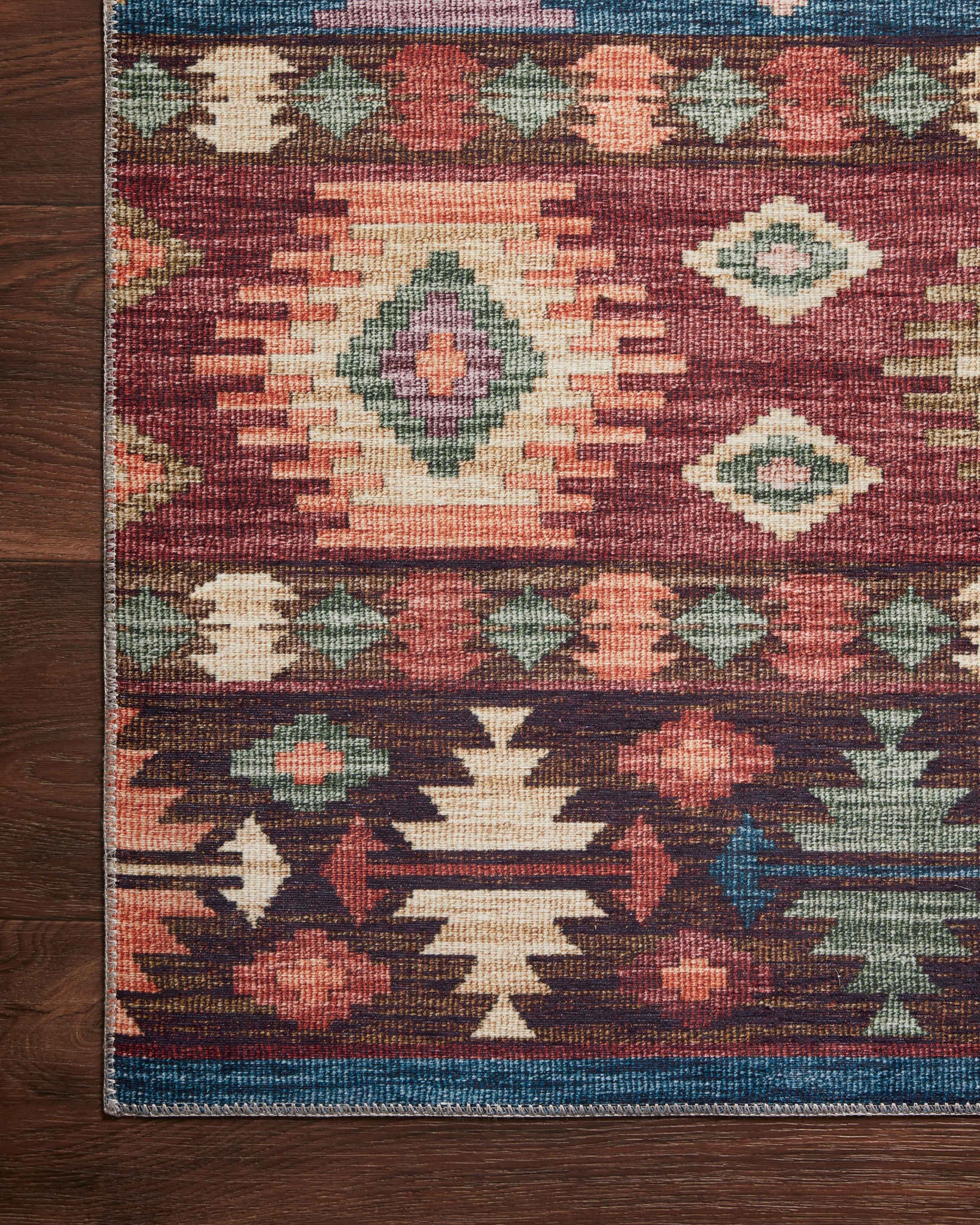 Zion Fiesta / Multi - Corner on Wood (V)