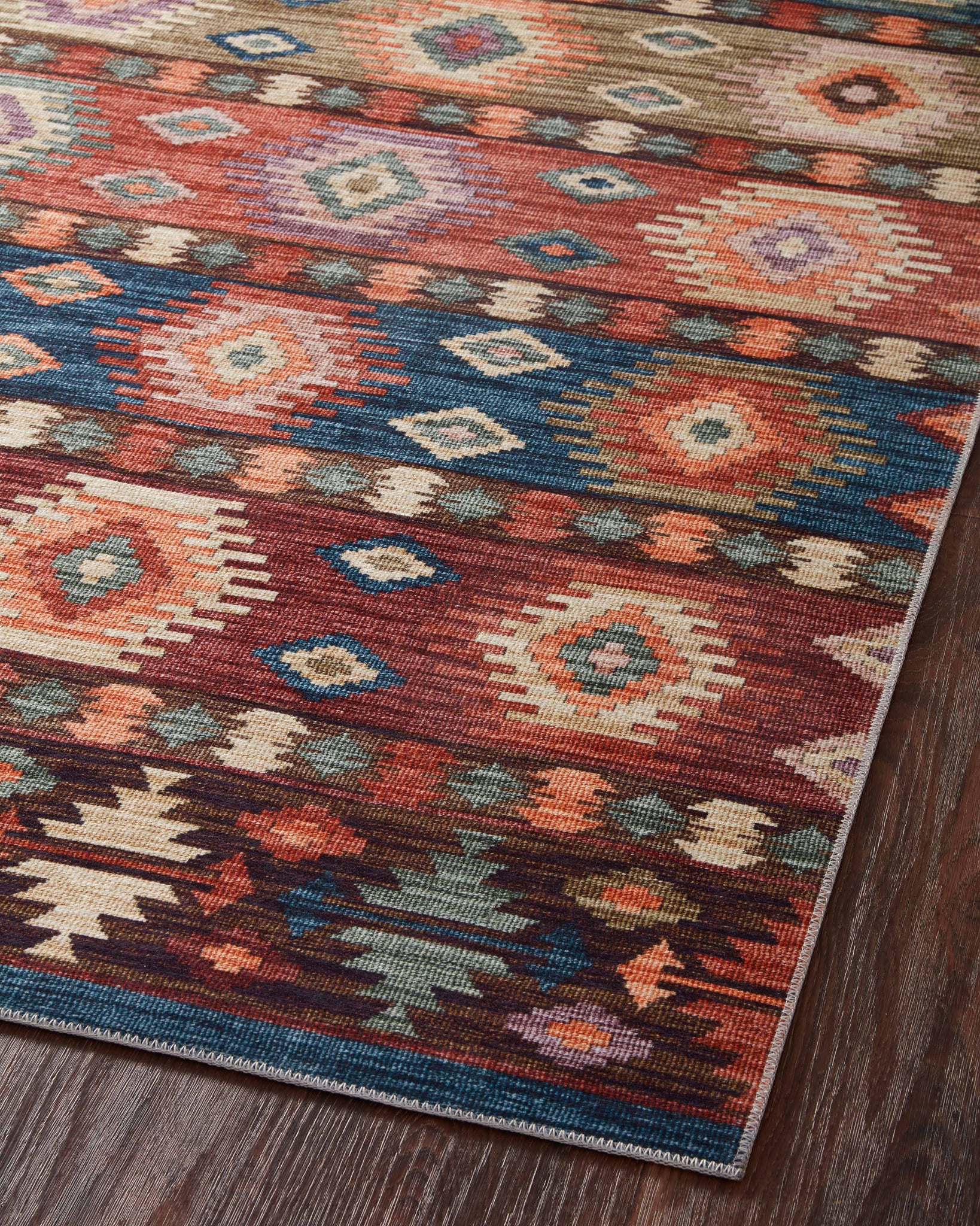 Zion Fiesta / Multi - Angled Corner on Wood (V)