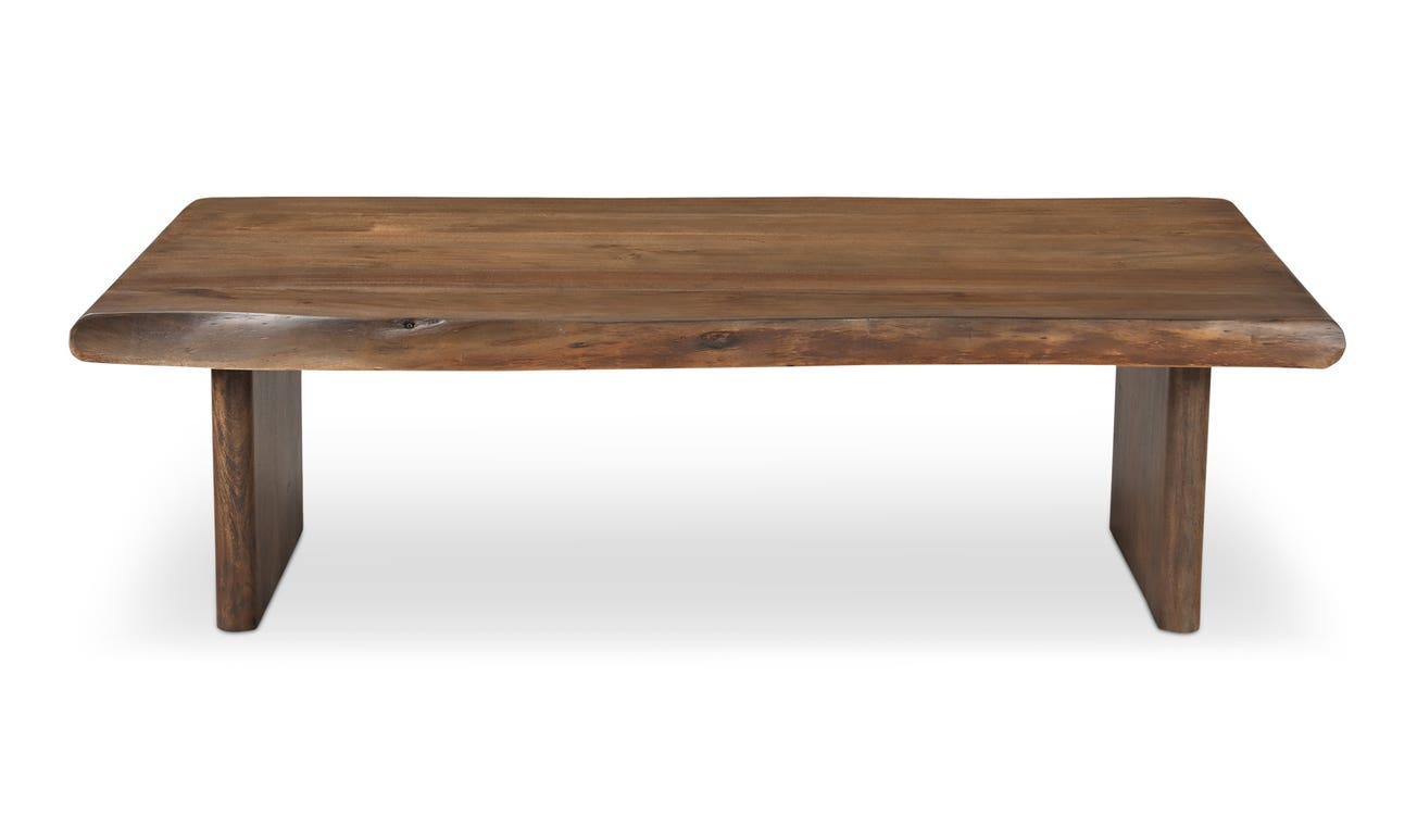 front view of Lila Coffee Table Brown luxury Coffee Table