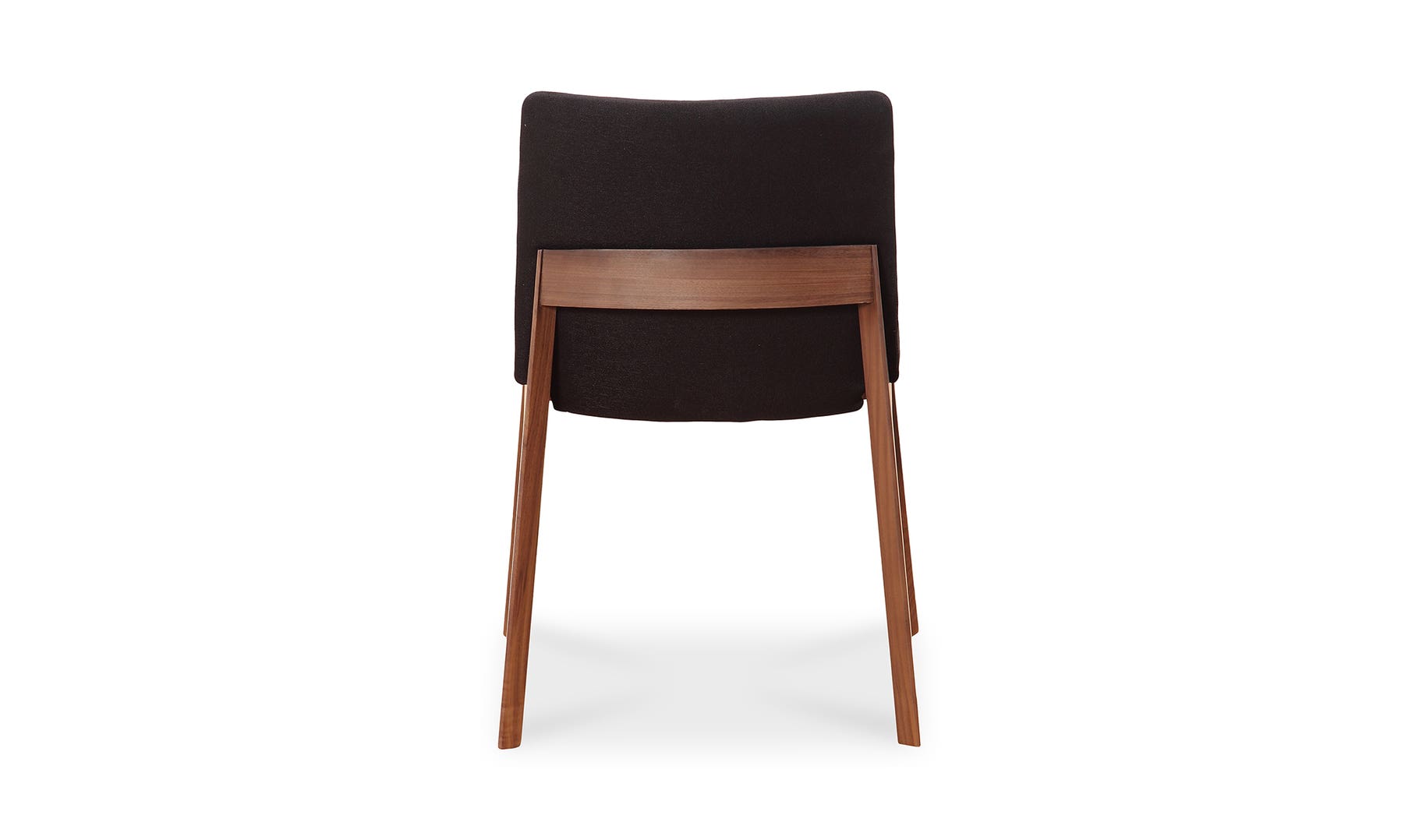 Chaise de salle à manger Deco noire (lot de deux)