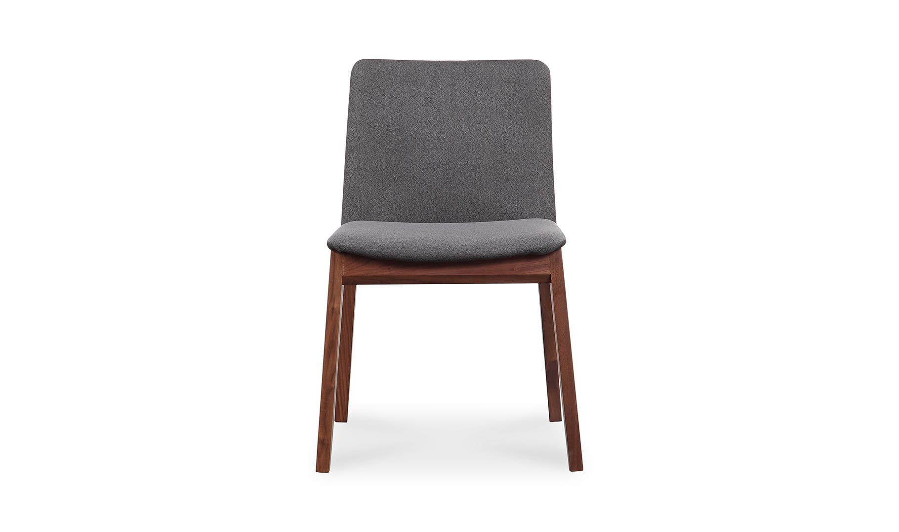 Chaise de salle à manger Deco gris foncé (lot de deux)