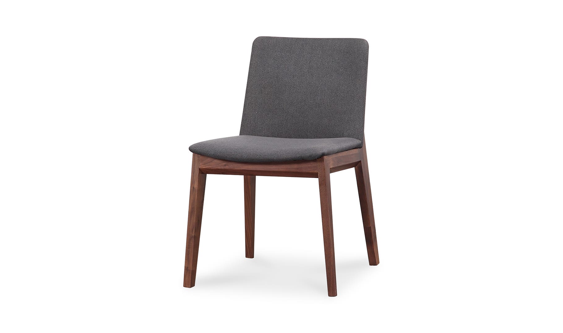 Chaise de salle à manger Deco gris foncé (lot de deux)