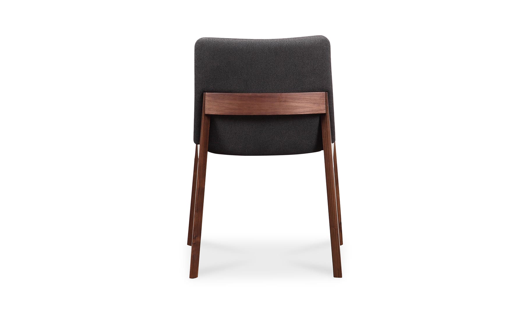 Chaise de salle à manger Deco gris foncé (lot de deux)