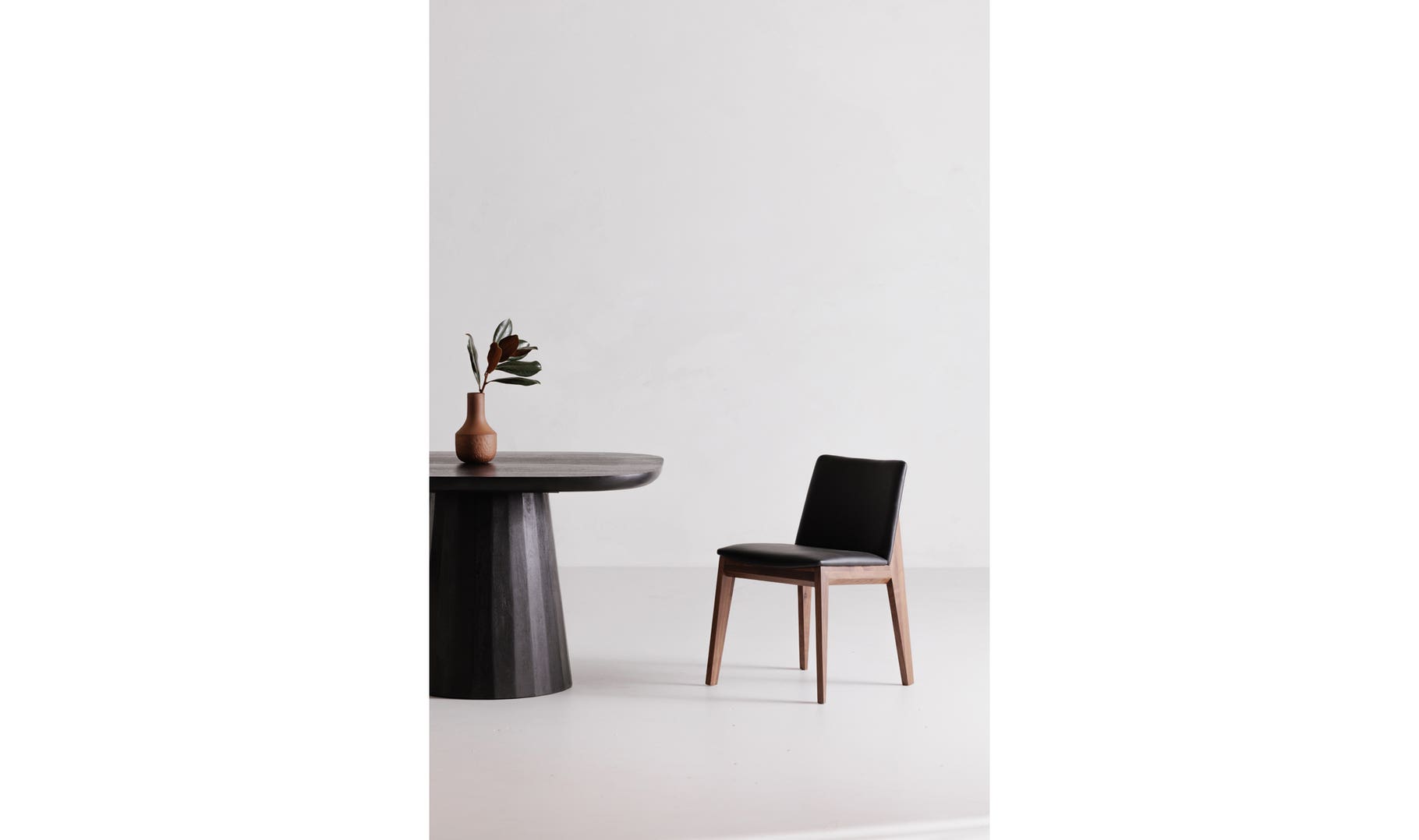 Chaise de salle à manger Deco Ebony (lot de deux)