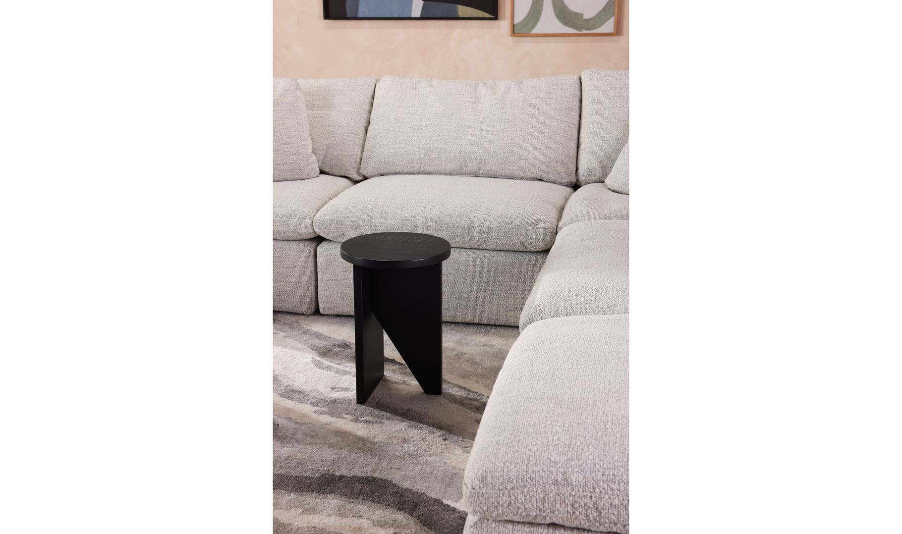Mesa auxiliar Grace negra