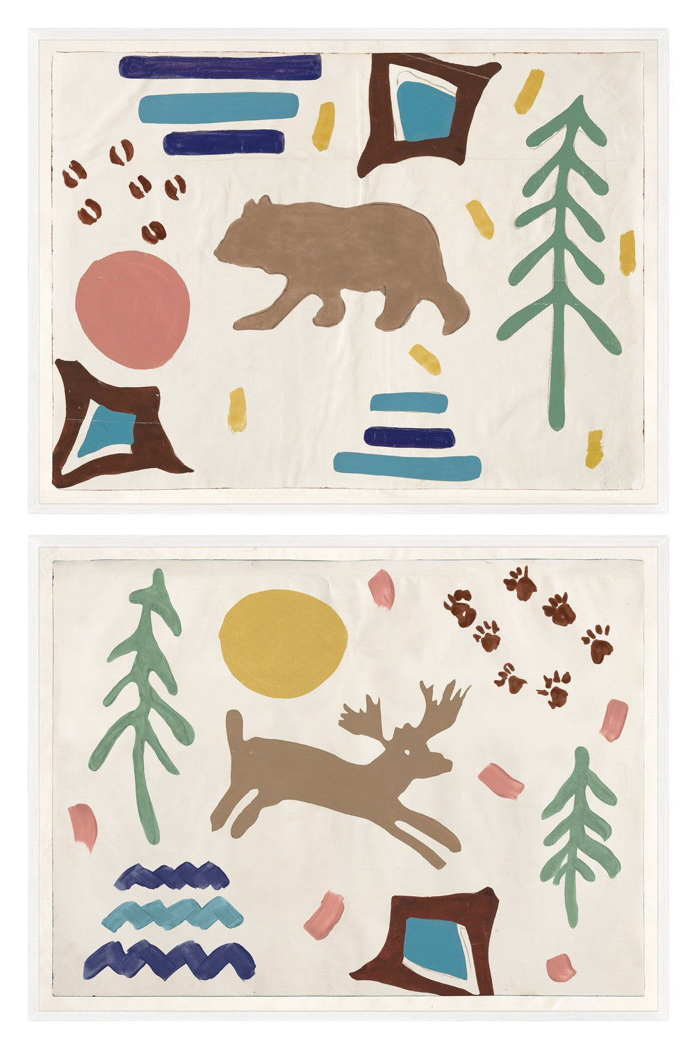 Cottage Design Bear & Elk Pair Bundle
