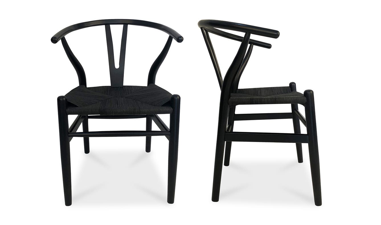 detail view of Ventana Dining Chair Black - Set Of Two luxury Chair