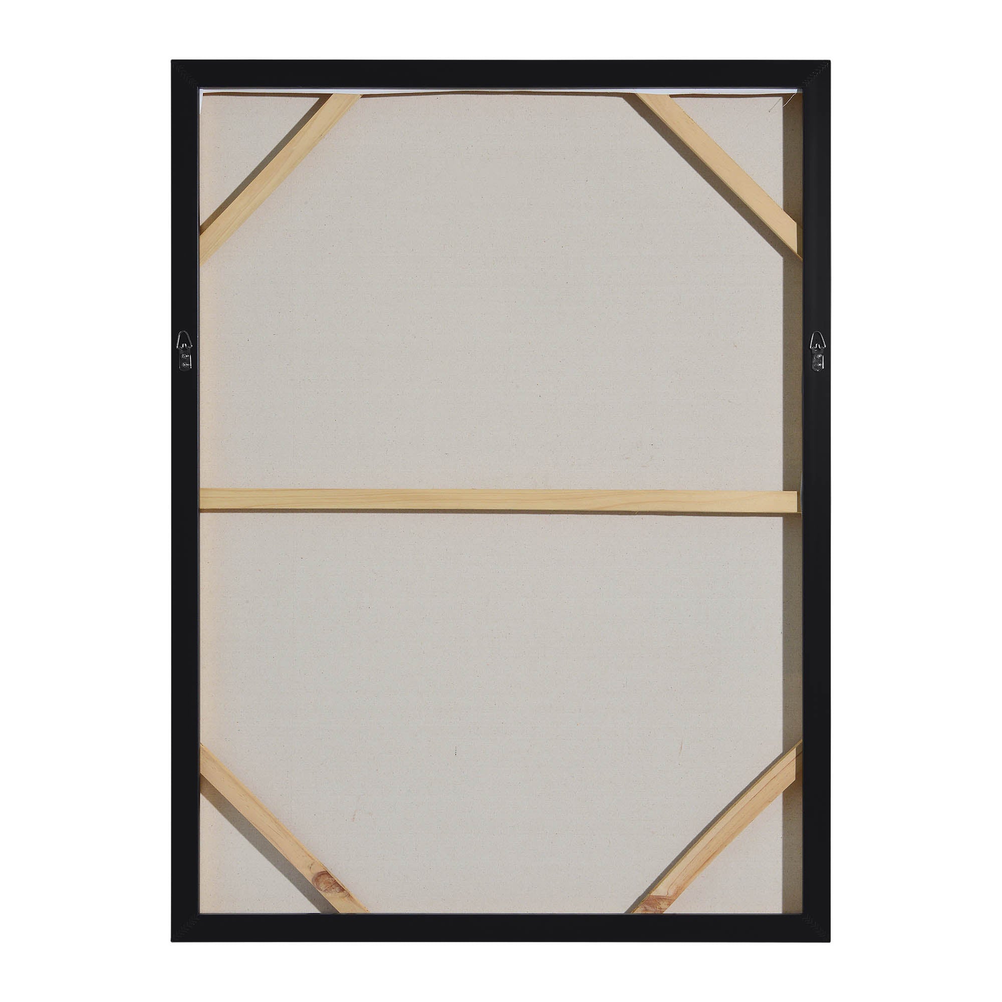 Back view of Avella canvas art, showing the frame and canvas structure.