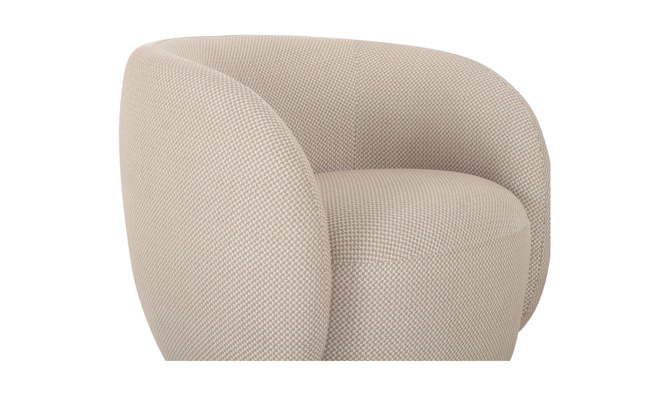 lifestyle view of Rae Outdoor Accent Chair luxury Chair