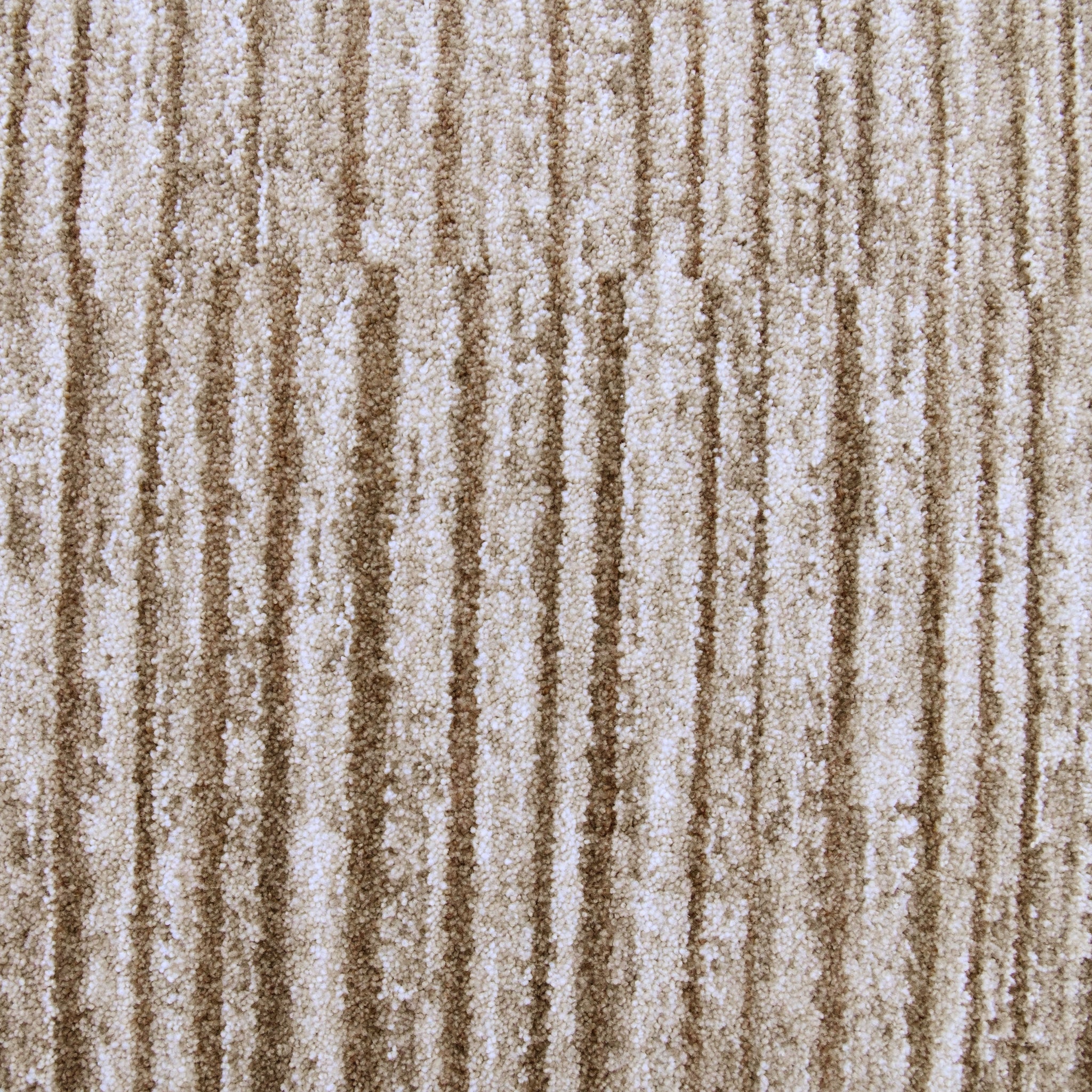 Close-up of Blake rug by Renwil showing detailed beige stripe texture.