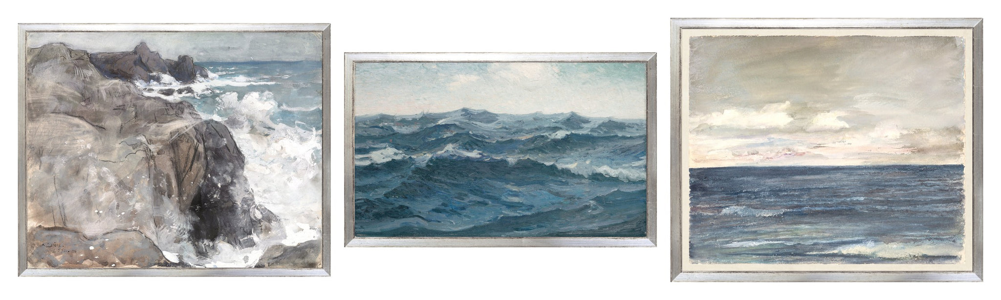 Vintage Coastal Studies Trio Bundle