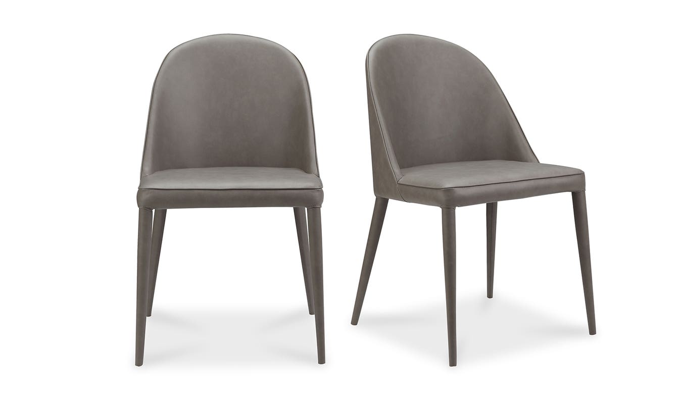 detail view of Burton Dining Chair Dark Grey (Set of 2) luxury Chair