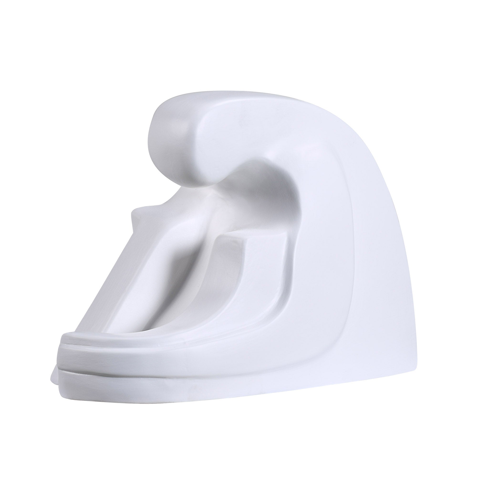 Imagine Statue by Renwil, white abstract sculpture with smooth curves and modern design.