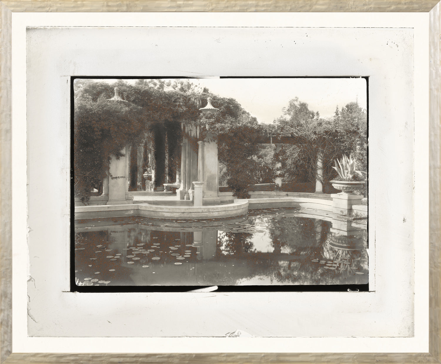 front view of Garden Lantern Slides IX C. 1930 luxury Artwork