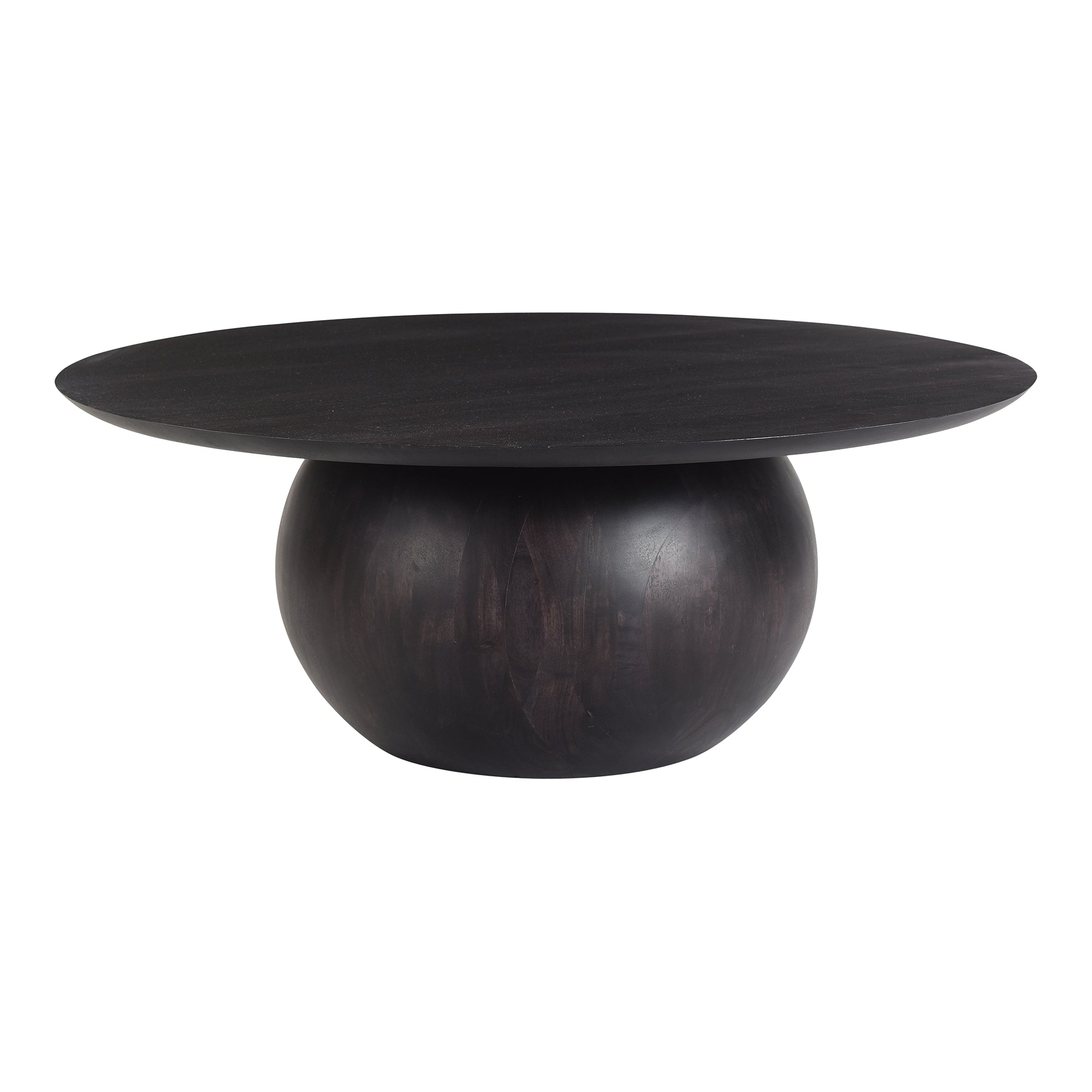 front view of Bradbury Coffee Table Blackened Acacia luxury Coffee Table
