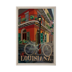 XL (42in. x 62in.) Art Print under Glass Brown Frame