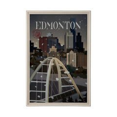 XL (42in. x 62in.) Art Print under Glass Brown Frame