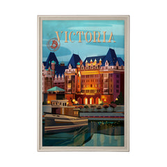 XL (42in. x 62in.) Art Print under Glass Brown Frame