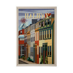 XL (42in. x 62in.) Art Print under Glass Brown Frame