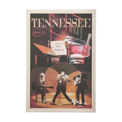 XL (42in. x 62in.) Art Print under Glass Brown Frame