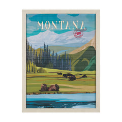 L (33in. x 43in.) Beige Frame