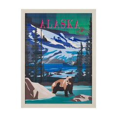 L (33in. x 43in.) Beige Frame