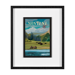 M (22in. x 26in.) - Double Black Frame