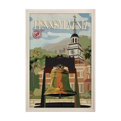 XL (42in. x 62in.) Art Print under Glass Brown Frame