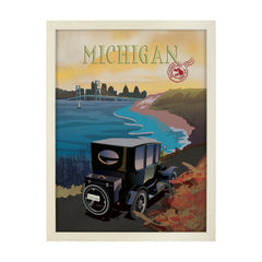 L (33in. x 43in.) Beige Frame
