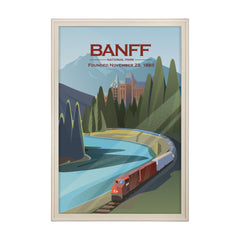 XL (42in. x 62in.) Art Print under Glass Brown Frame