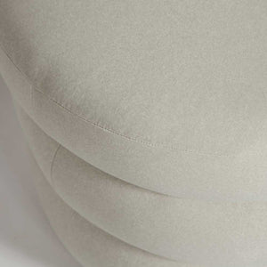 Fiel Ottoman - Velvet Ecru