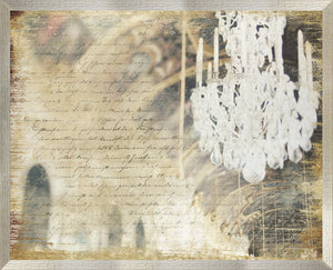Chandelier Vision framed art print