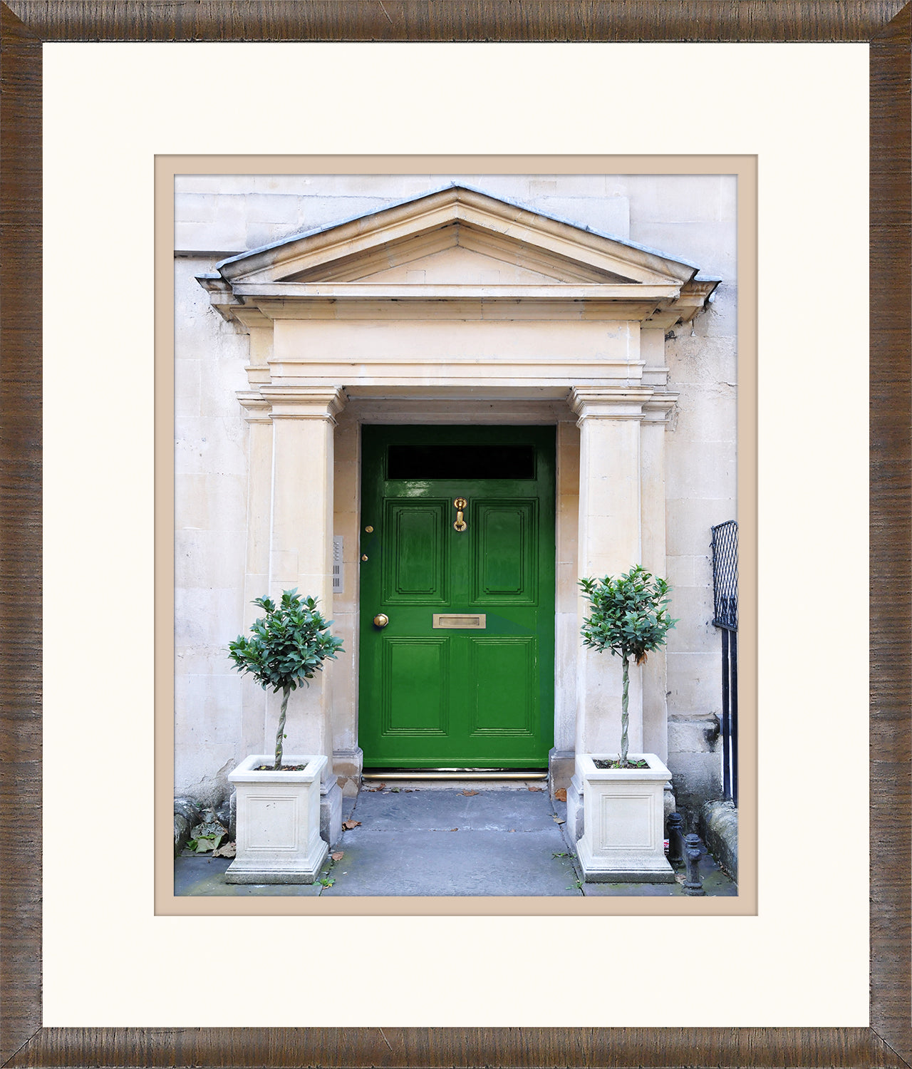 Porte géorgienne verte série I