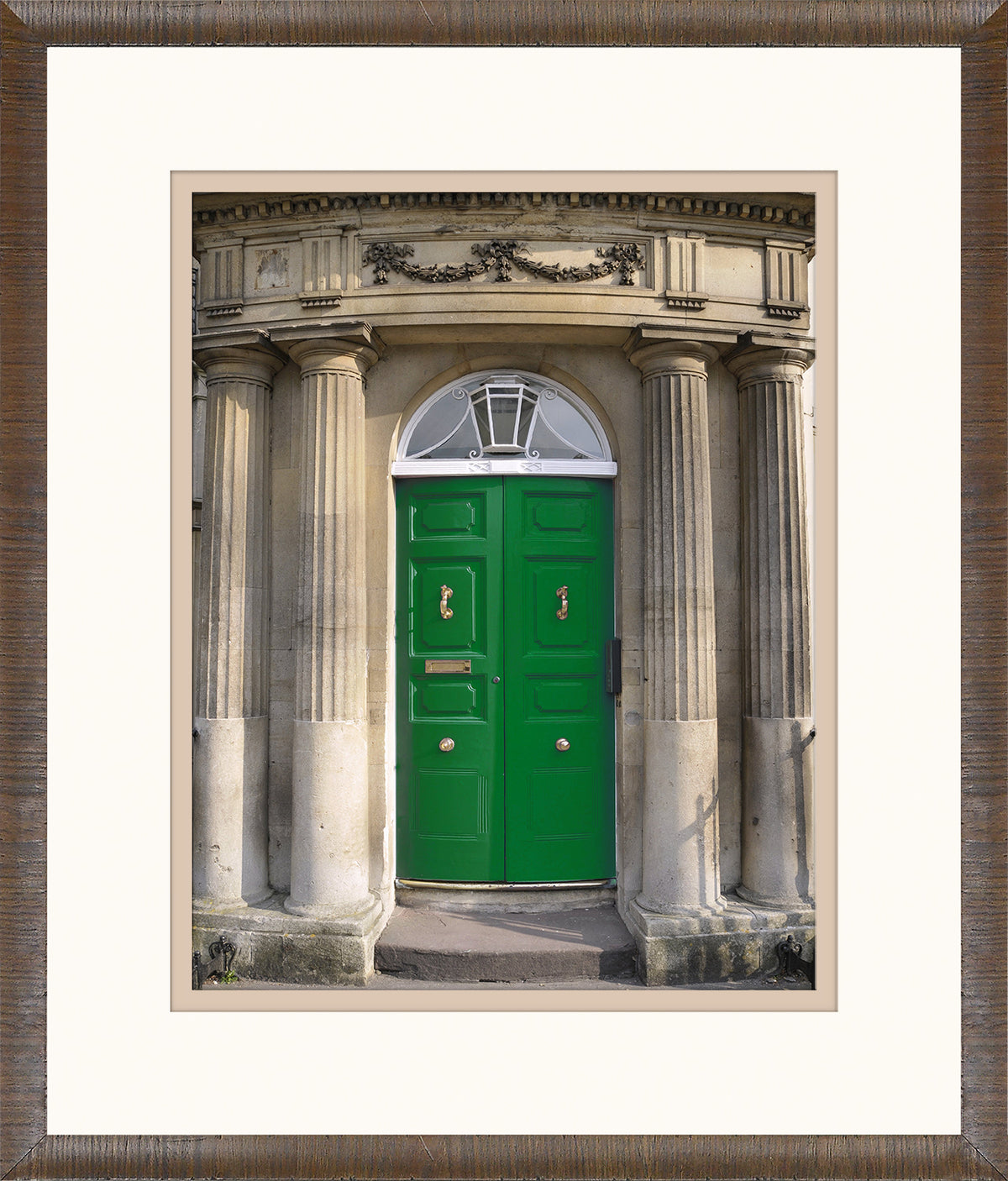 Porte géorgienne verte série II