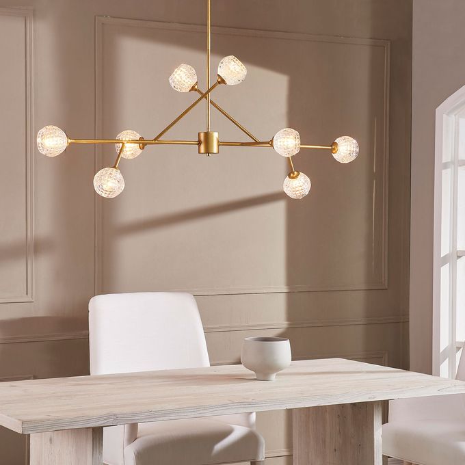 side view of Damas luxury Lighting
