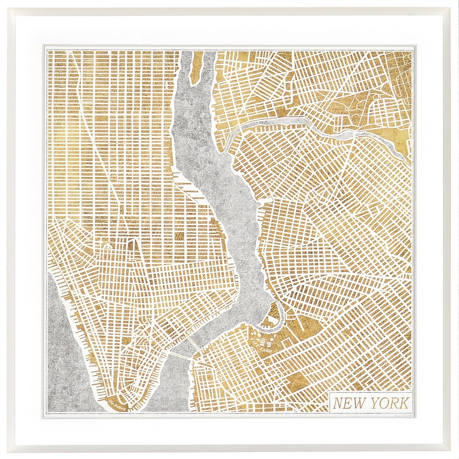 front view of NEW YORK – DETAIL luxury Artwork