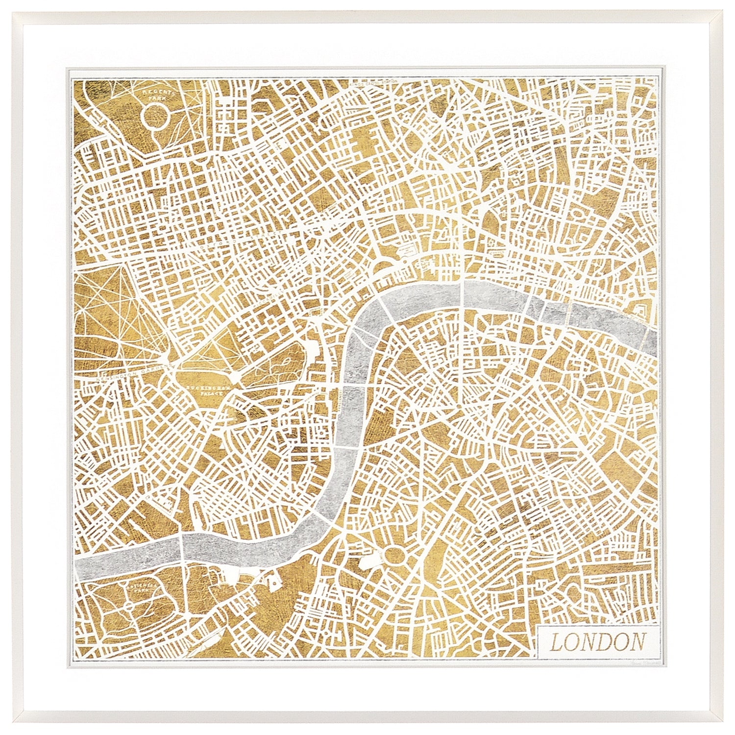 front view of LONDON – DETAIL luxury Artwork