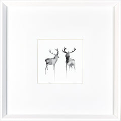17 × 17 in – White Frame