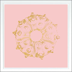 38.75 × 38.75 pulgadas – Rosa, Dorar - Oro