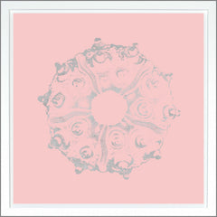 38.75 × 38.75 pulg. – Rosa, dorado - Plateado