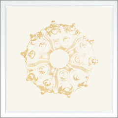 38.75 × 38.75 pulg. – Marfil, Dorado - Oro