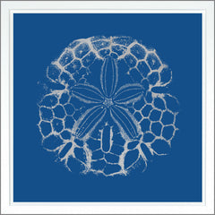 38,75 × 38,75 pulg. – Azul oscuro, Pan de oro - Plata