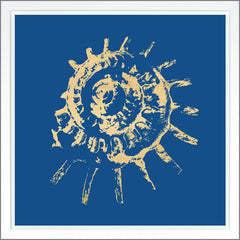 38.75 × 38.75 in – Azul oscuro, Gild - Oro