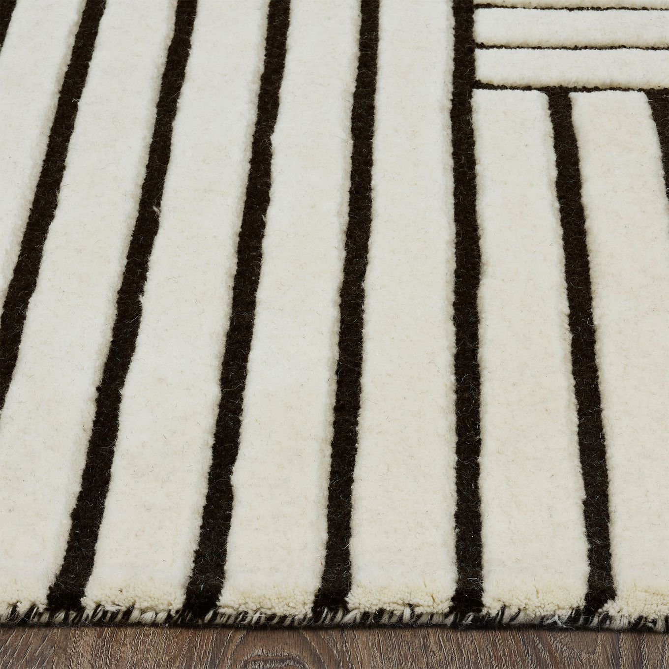 side view of Arctica luxury Rug