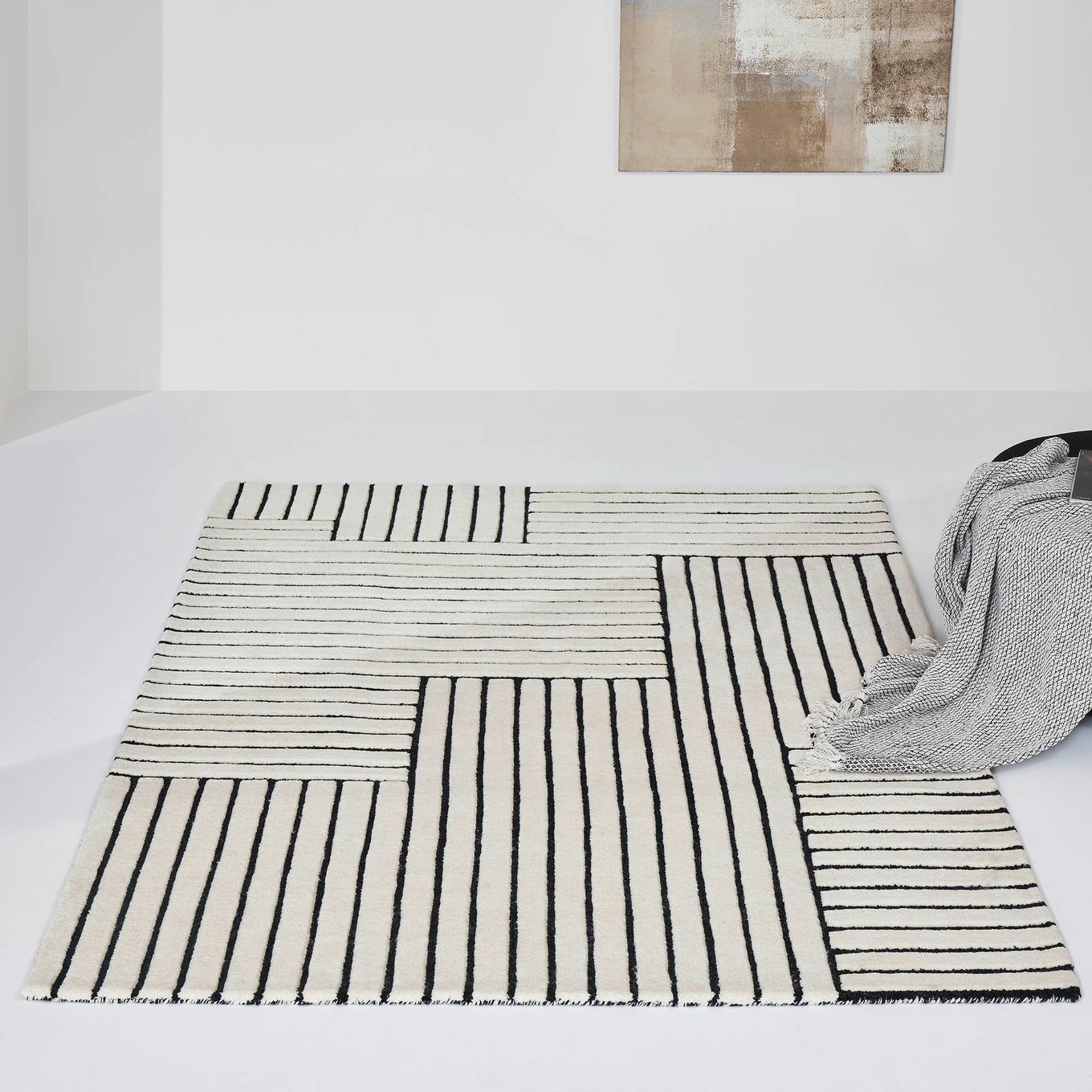 detail view of Arctica luxury Rug
