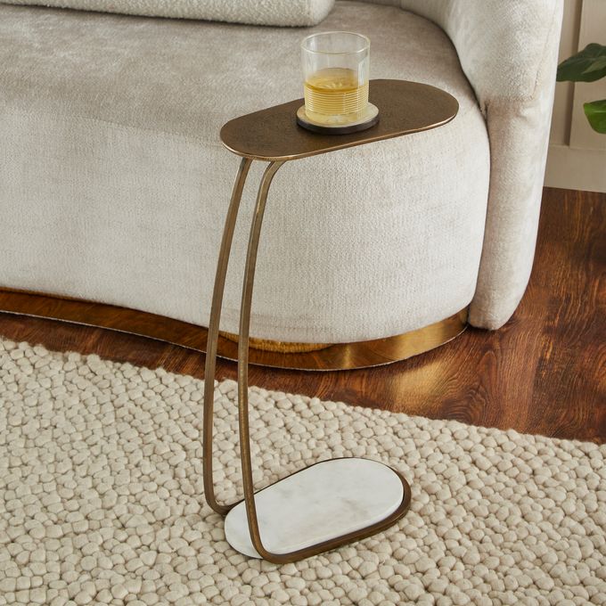 lifestyle view of Balam luxury Accent Table