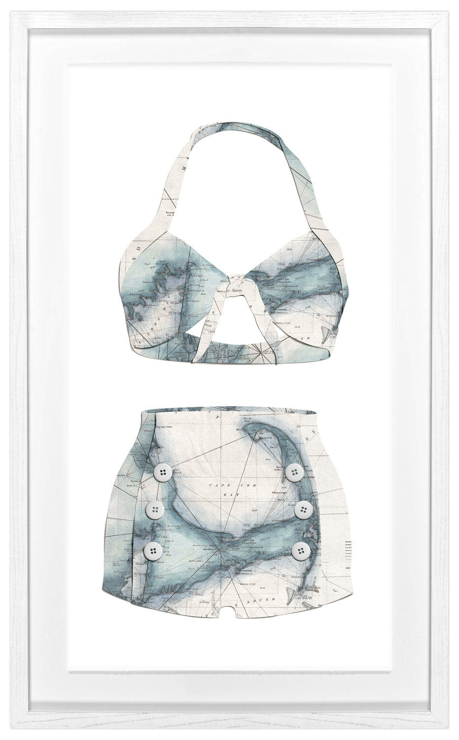 front view of CAPE COD – SWIM CUTOUT II luxury Artwork