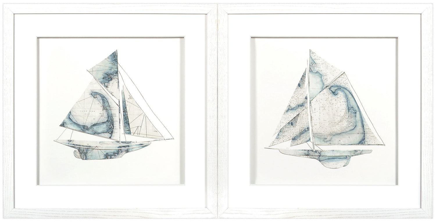 front view of SAILING – CAPE COD S/2 luxury Artwork