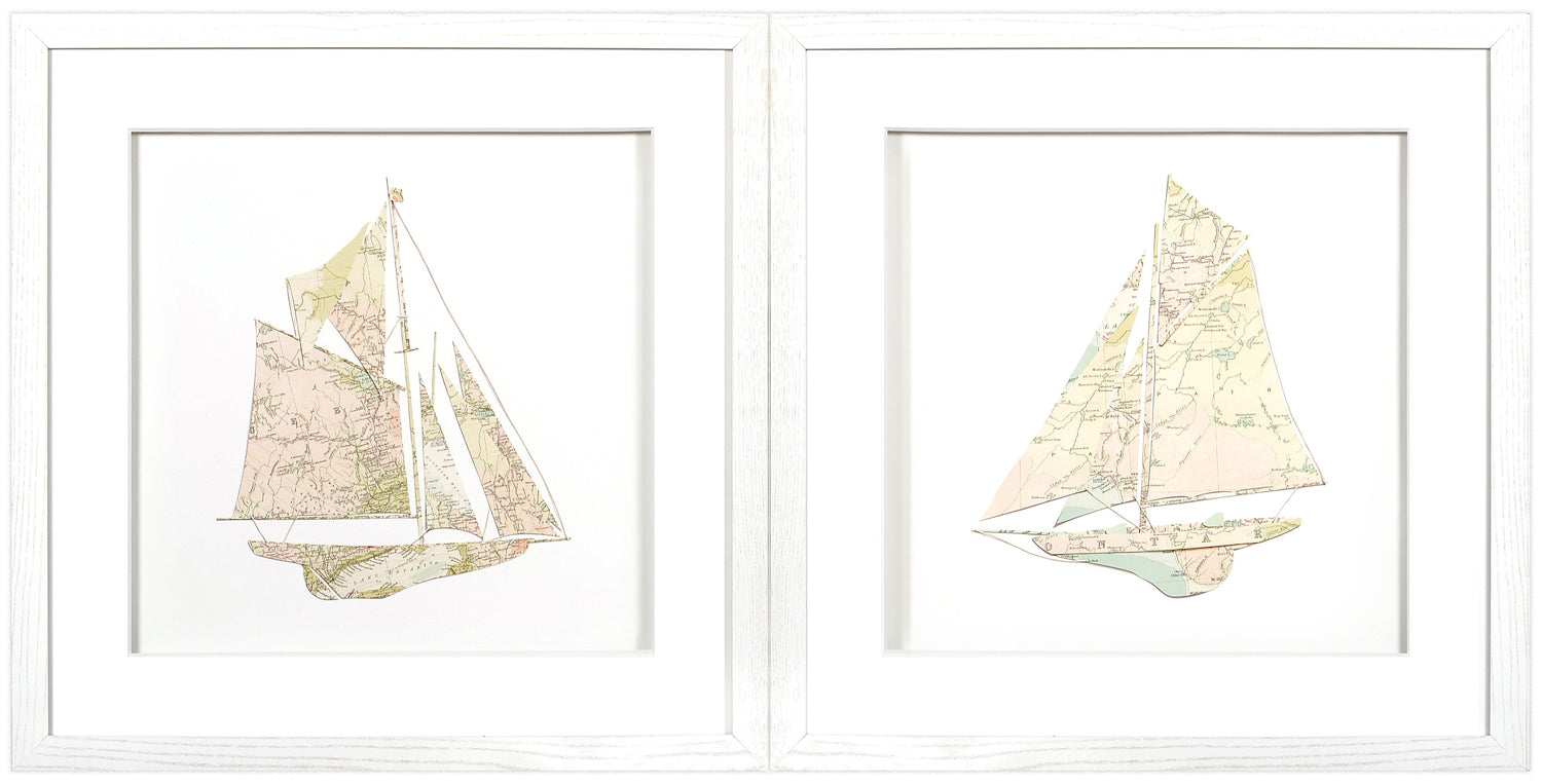 front view of SAILING – ONTARIO S/2 luxury Artwork