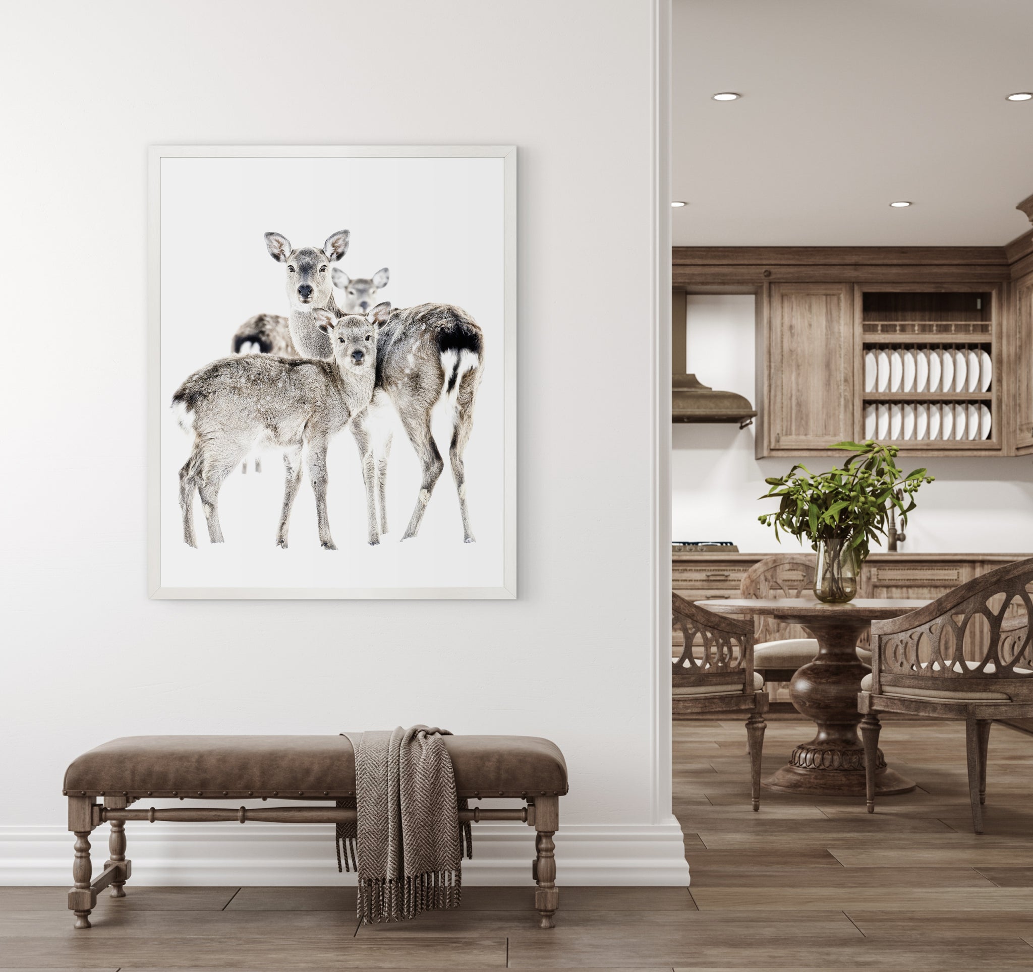 angle view of Maternal Vigil luxury Artwork